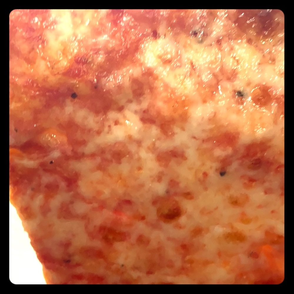 This is a regurgitated pizza
